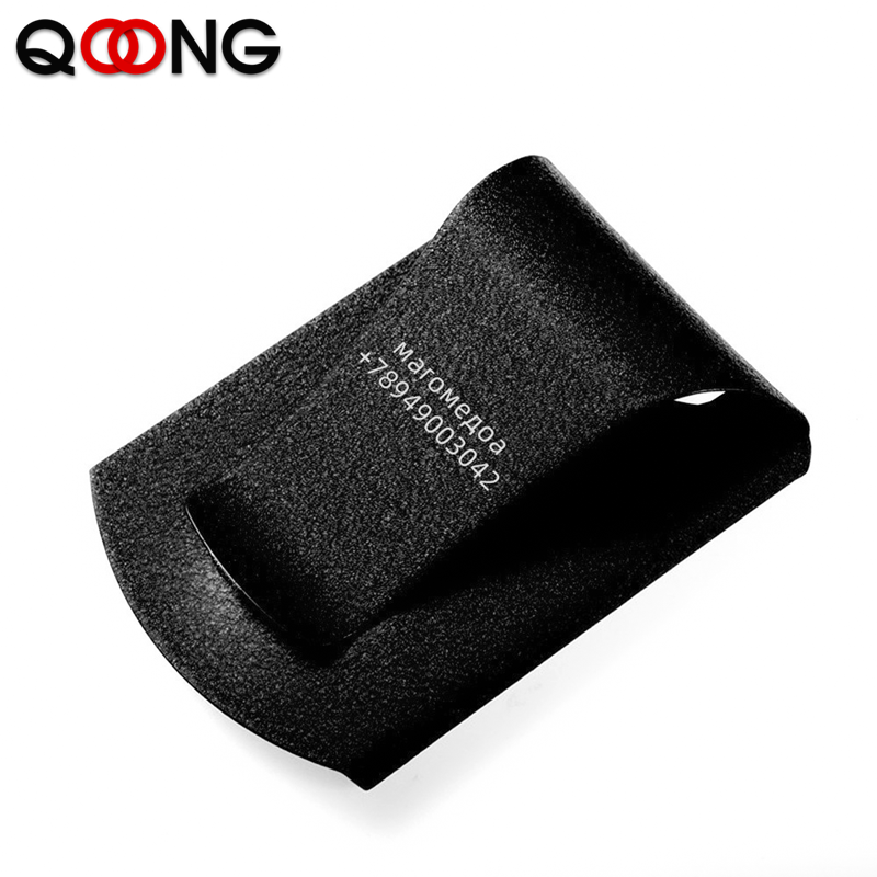 Money Clip Magnetic - QOONG Özel Yazı Paslanmaz Çelik 3
