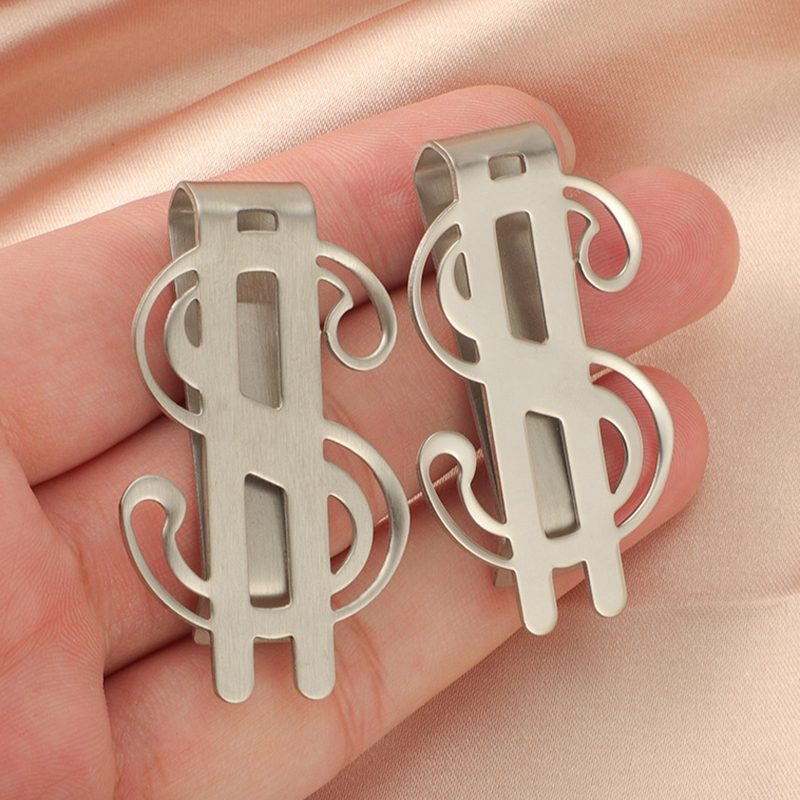 Money Clip Magnetic - 1 adet ince para klipsi paslanmaz