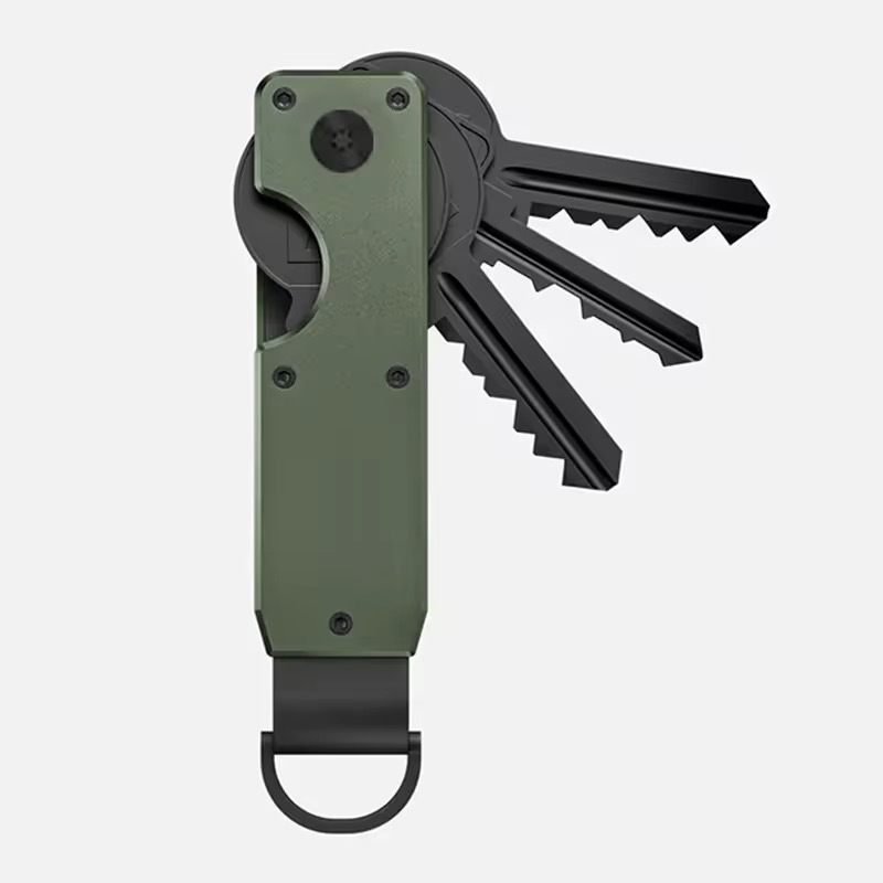 Edc Daily Carry - Metal Döndürülebilir Anahtar Düzenleyici Anahtarlık, Minimalist