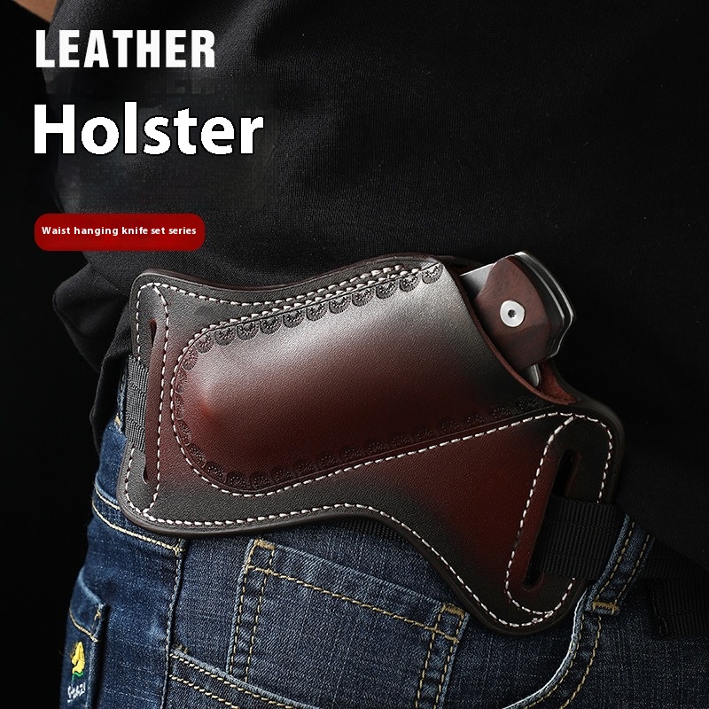 Edc Everyday Carry Knives - Çok Amaçlı Alet Taktik Depolama Deri