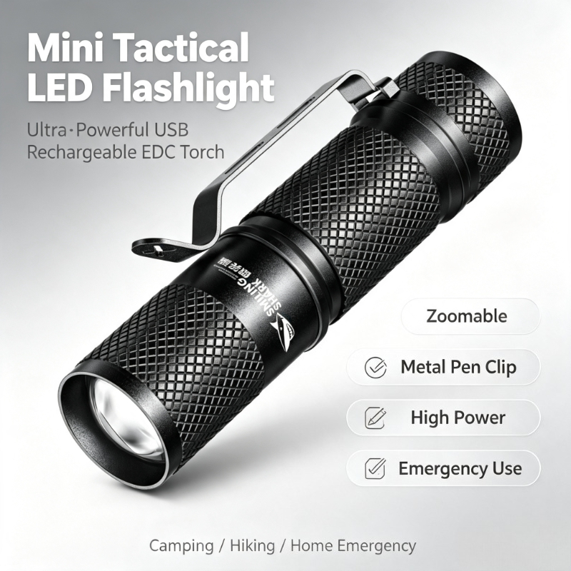 SMILING SHARK Ultra Güçlü Mini - Edc Day Carry incelemesi ve fiyatı