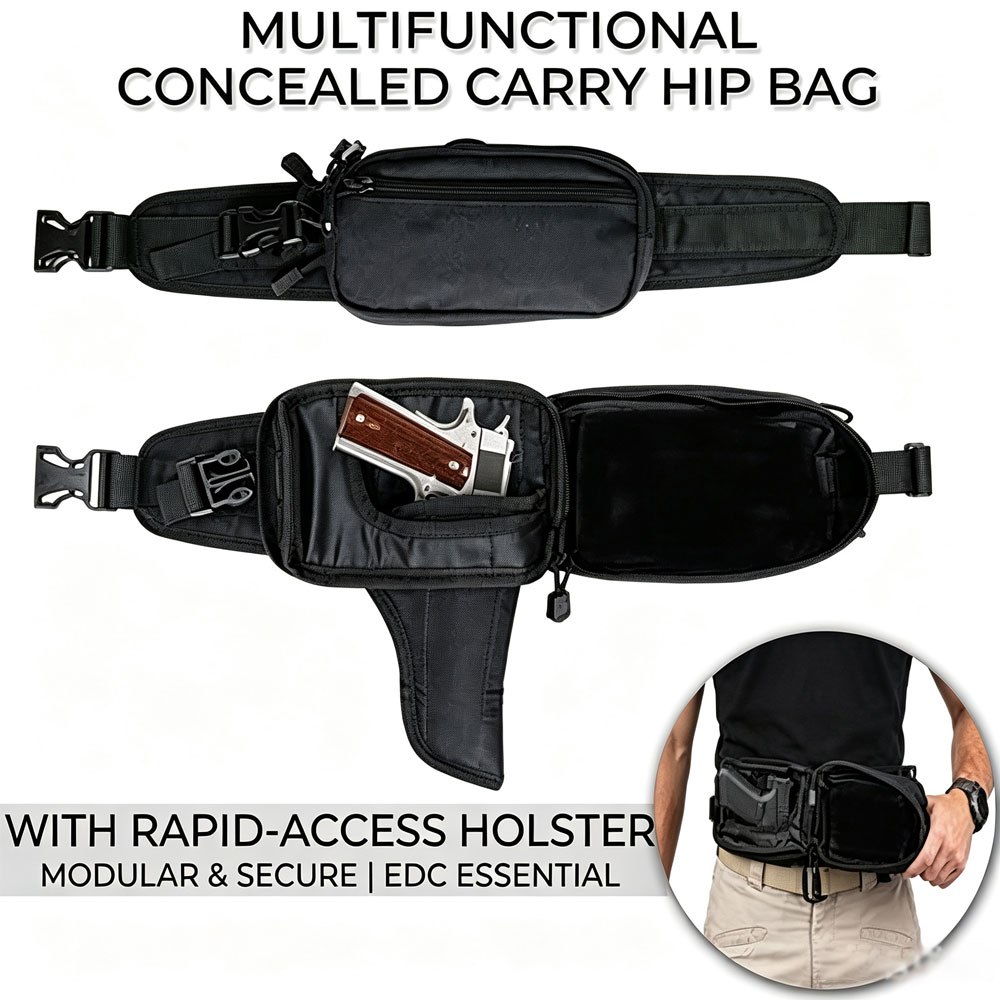 Taktik Tabanca Çantası, Gizli  - Edc Carry Bag For Pistol incelemesi ve fiyatı