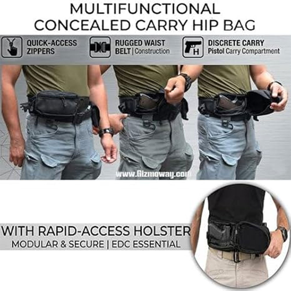 Taktik Tabanca Çantası, Gizli  - Edc Carry Bag For Pistol incelemesi ve fiyatı