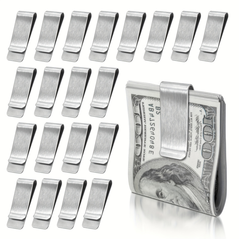 20PCS Paslanmaz Çelik Gümüş İn - Money Clip Magnetic incelemesi ve fiyatı