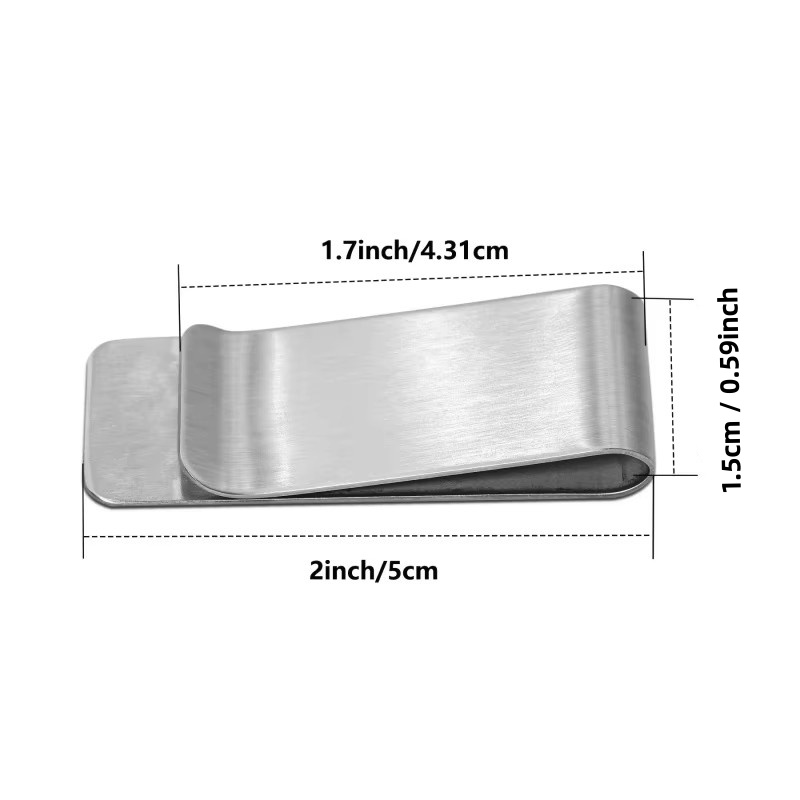 20PCS Paslanmaz Çelik Gümüş İn - Money Clip Magnetic incelemesi ve fiyatı