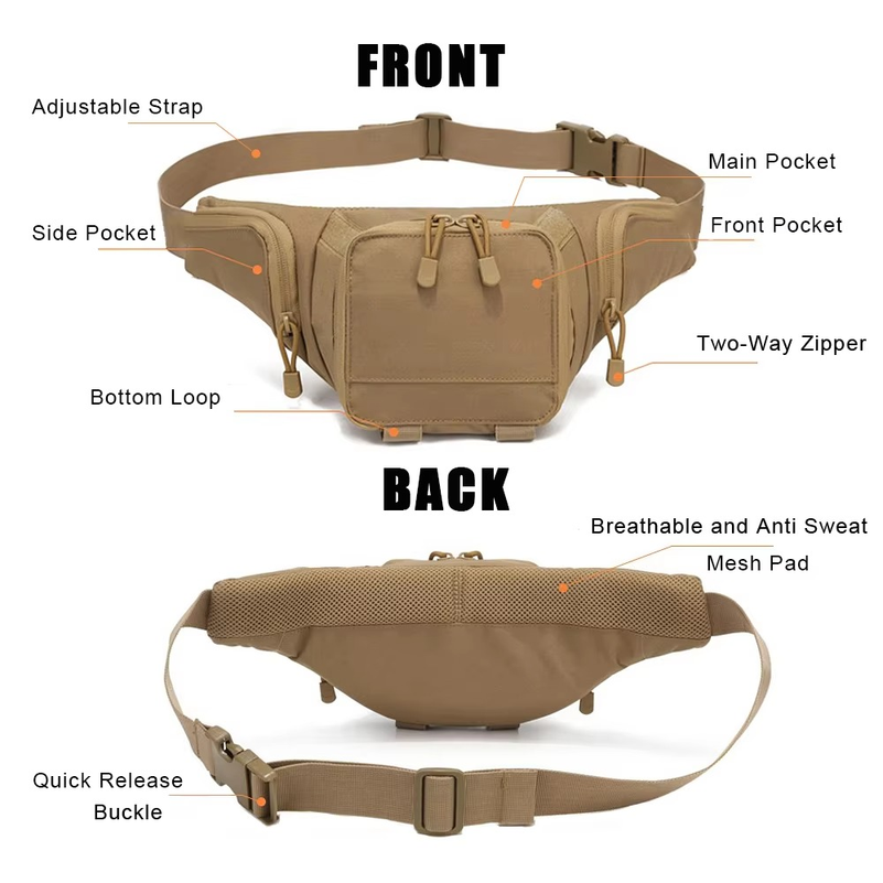 Erkekler için Spor Bel Çantası - Edc Carry Holster incelemesi ve fiyatı