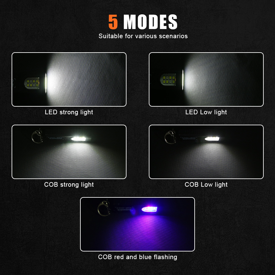 Çok fonksiyonlu Mini COB LED A - Keychain Flashlight incelemesi ve fiyatı