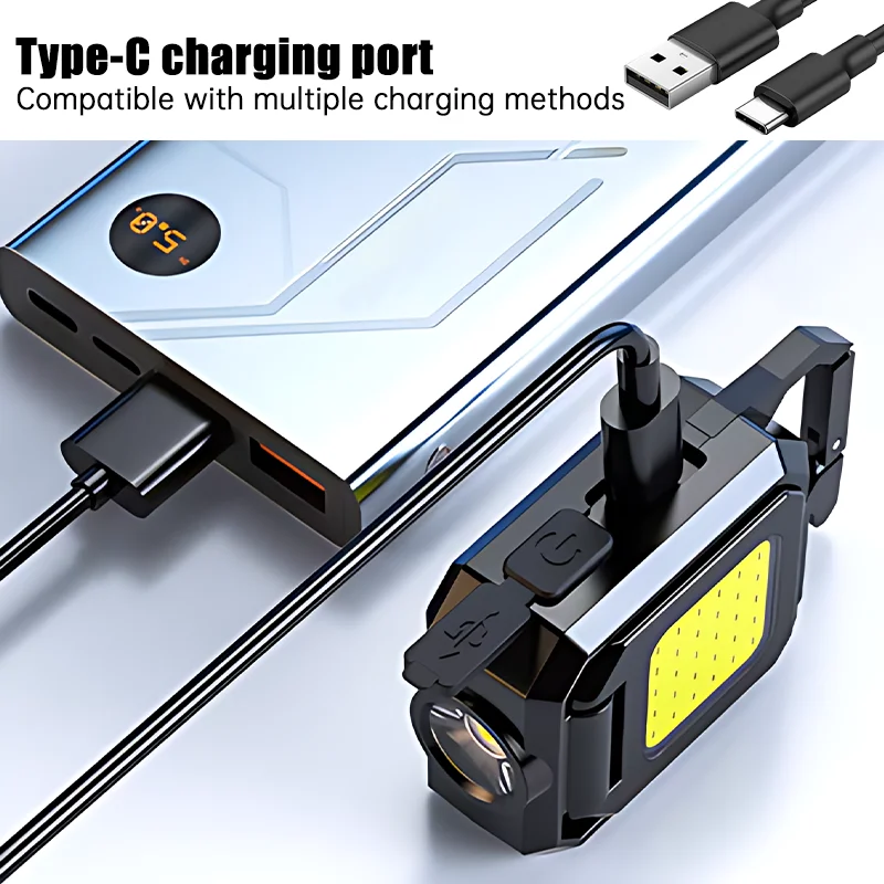 Mini LED El Fenerleri USB Şarj - Keychain Flashlight incelemesi ve fiyatı